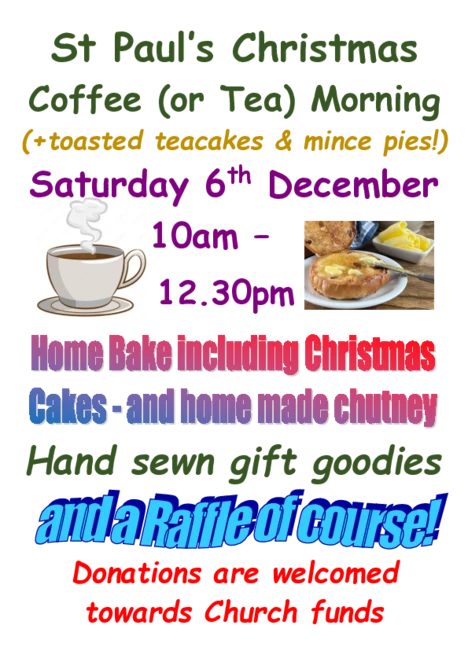 Poster for St. Paul's Christmas Fair